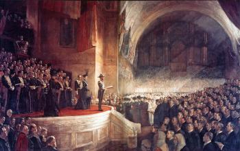 Opening of the first parliament